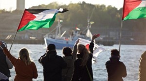 Concentración de apoyo a la flotilla de Mujeres Rumbo a Gaza