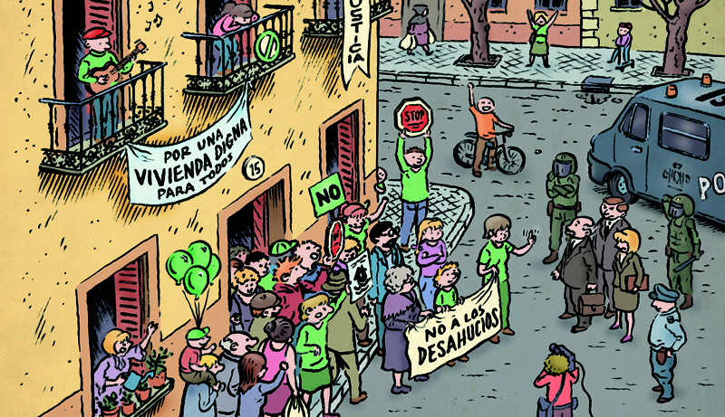 La PAH AlcoSanse convoca mañana una manifestación por la vivienda de alquiler social