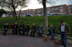 Los «reyes» del parque La Marina de Sanse.