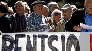 Concentración en Sanse por unas pensiones dignas