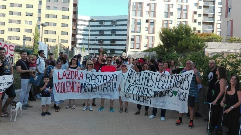 Apoyo a la Campaña «LAZORA NON GRATA» de la Asamblea de Si Se Puede Sanse