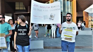 63 trabajadores del Ayuntamiento de Alcobendas no cobran sus salarios. Daños colaterales de la privatización de servicios públicos.