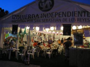 El TSJM anula la decisión del Gobierno de Sanse que dejó a las organizaciones políticas sin caseta en las Fiestas