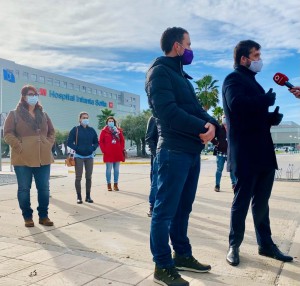 Reunión entre Podemos Comunidad de Madrid y sindicatos del Hospital Infanta Sofia