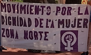 El Movimiento DigniMujer se concentra para denunciar los asesinatos machistas