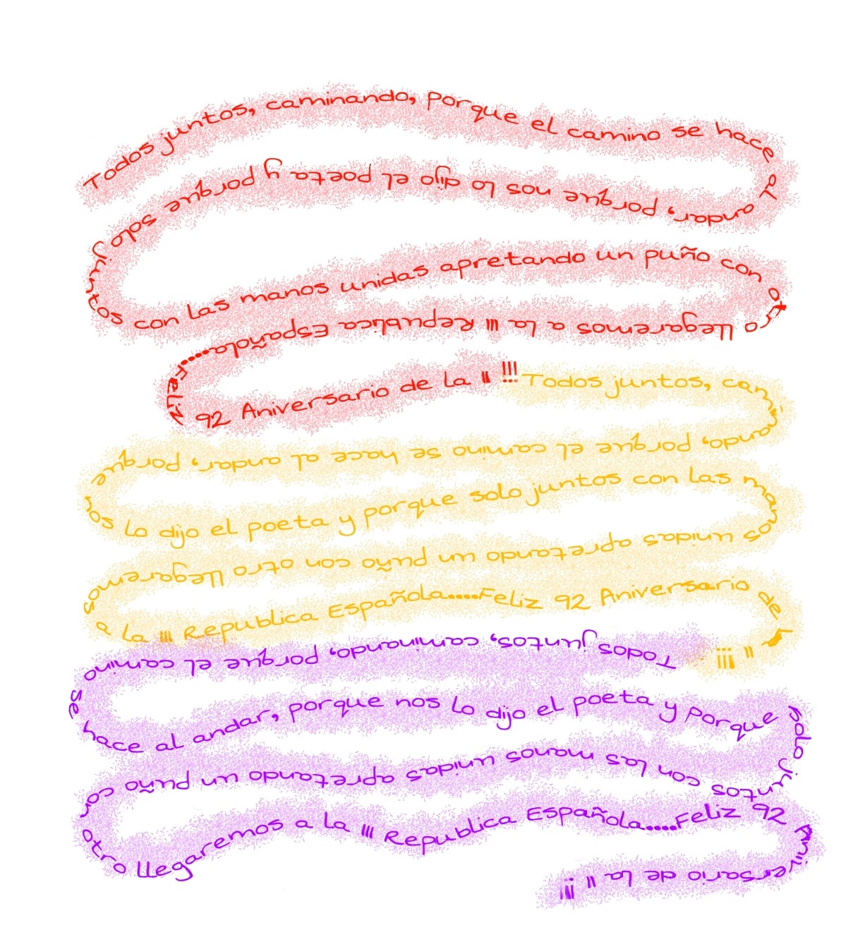 Preparando el 14 de abril en Sanse