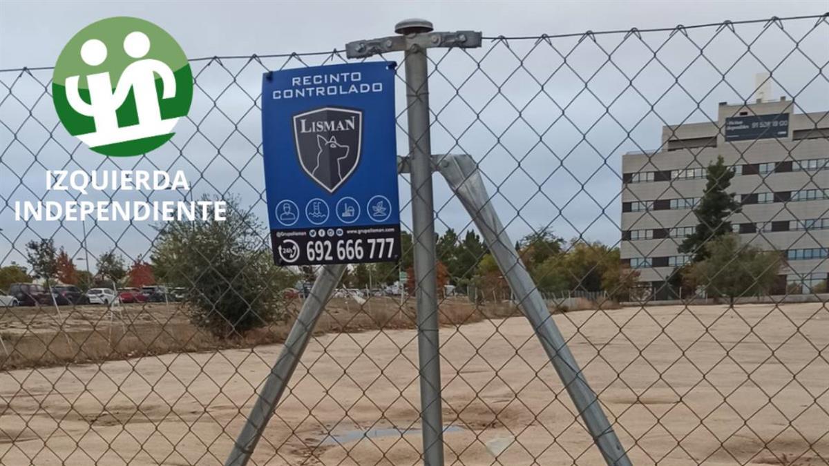 Izquierda Independiente pide la reapertura del aparcamiento gratuito frente al Hospital Infanta Sofía