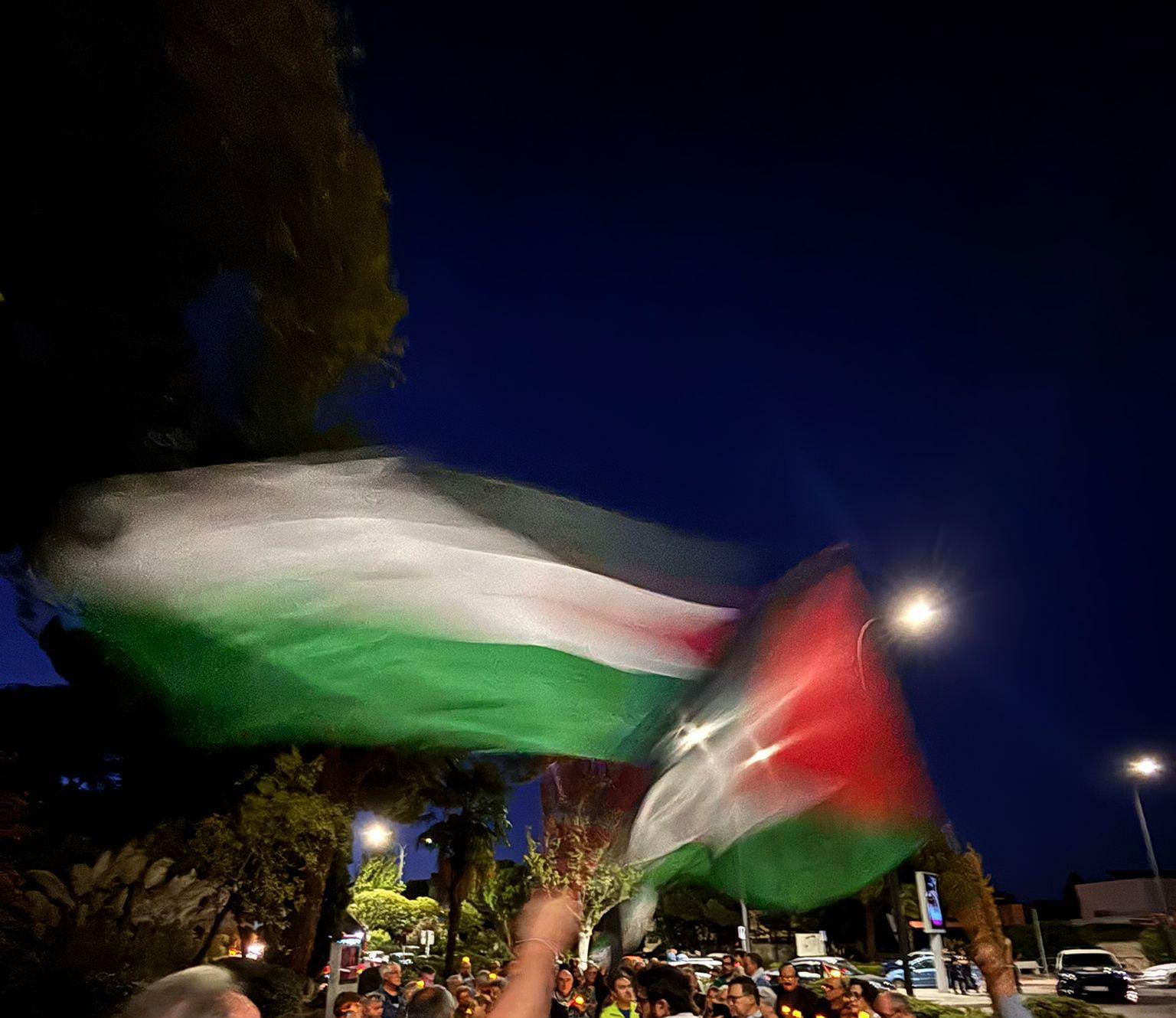 Nueva Vigilia por Palestina en Sanse