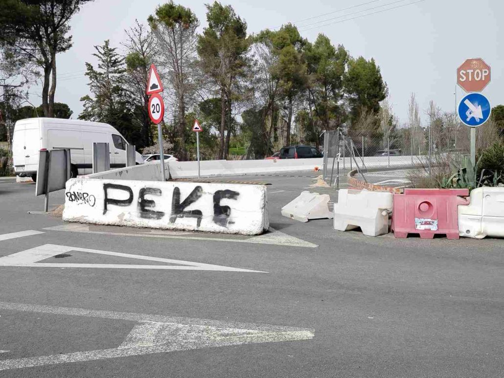 Continúa la inseguridad vial en la antigua Nacional 1 a su paso por Sanse nacional 1