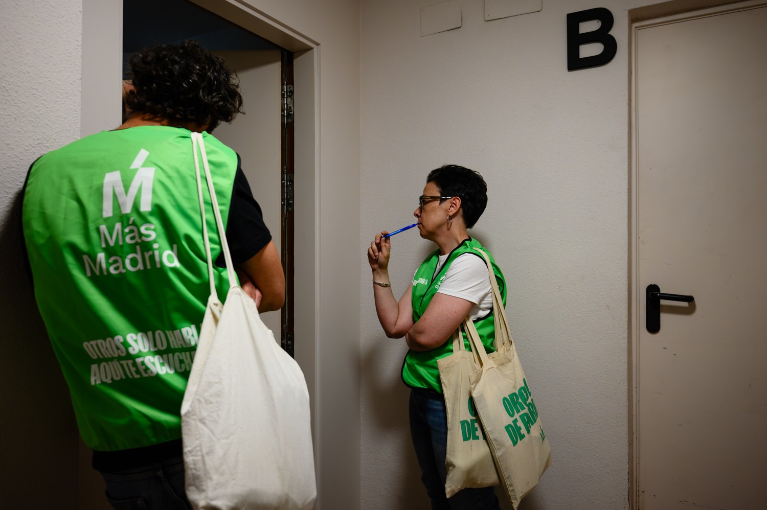 Más Madrid lanza la campaña «Puerta a Puerta»